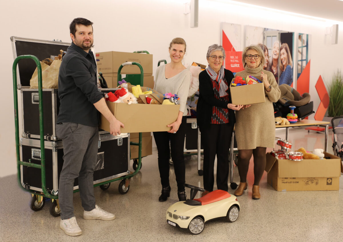 Witt-Gruppe unterstützt Caritas-Kinderladen mit großer Spendenaktion