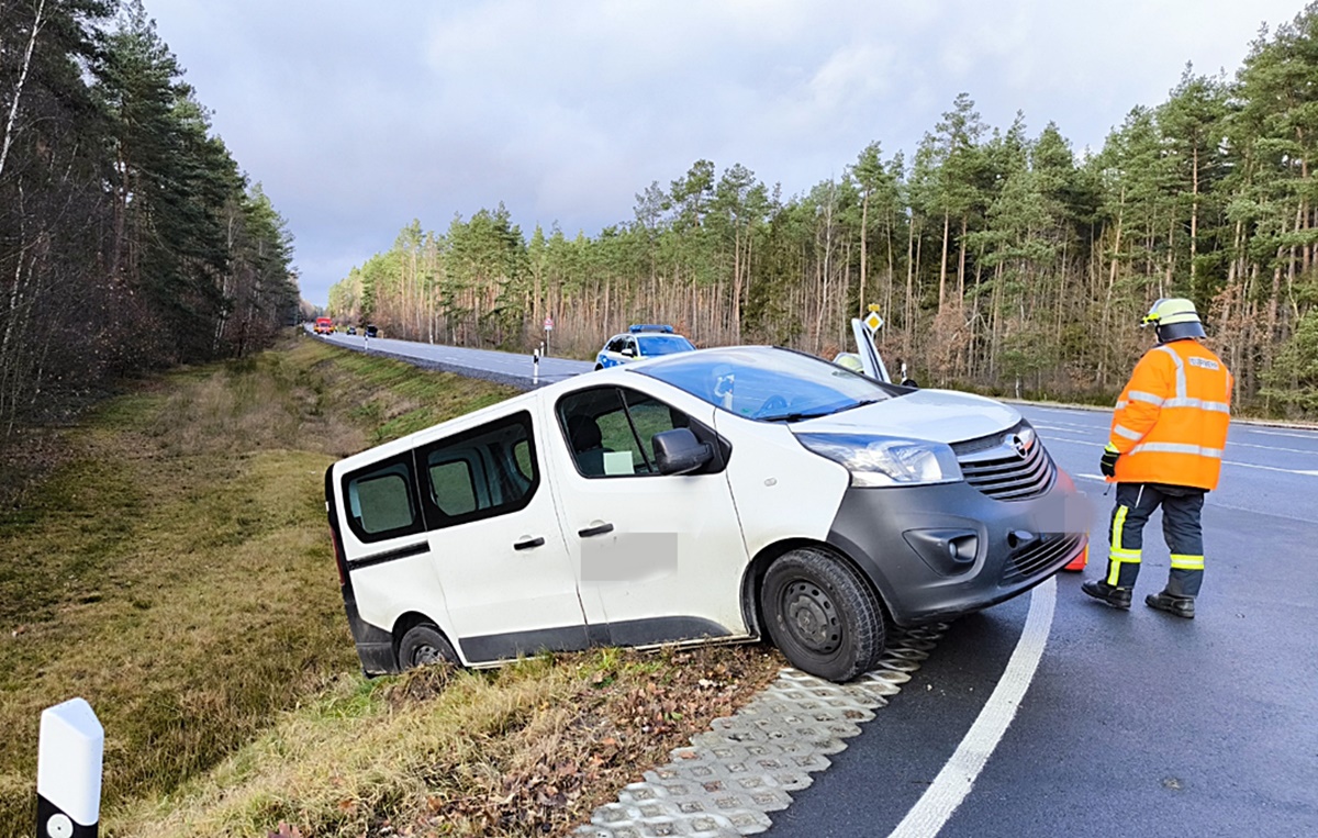 Verkehrsunfall auf der B470 führt zur Vollsperrung