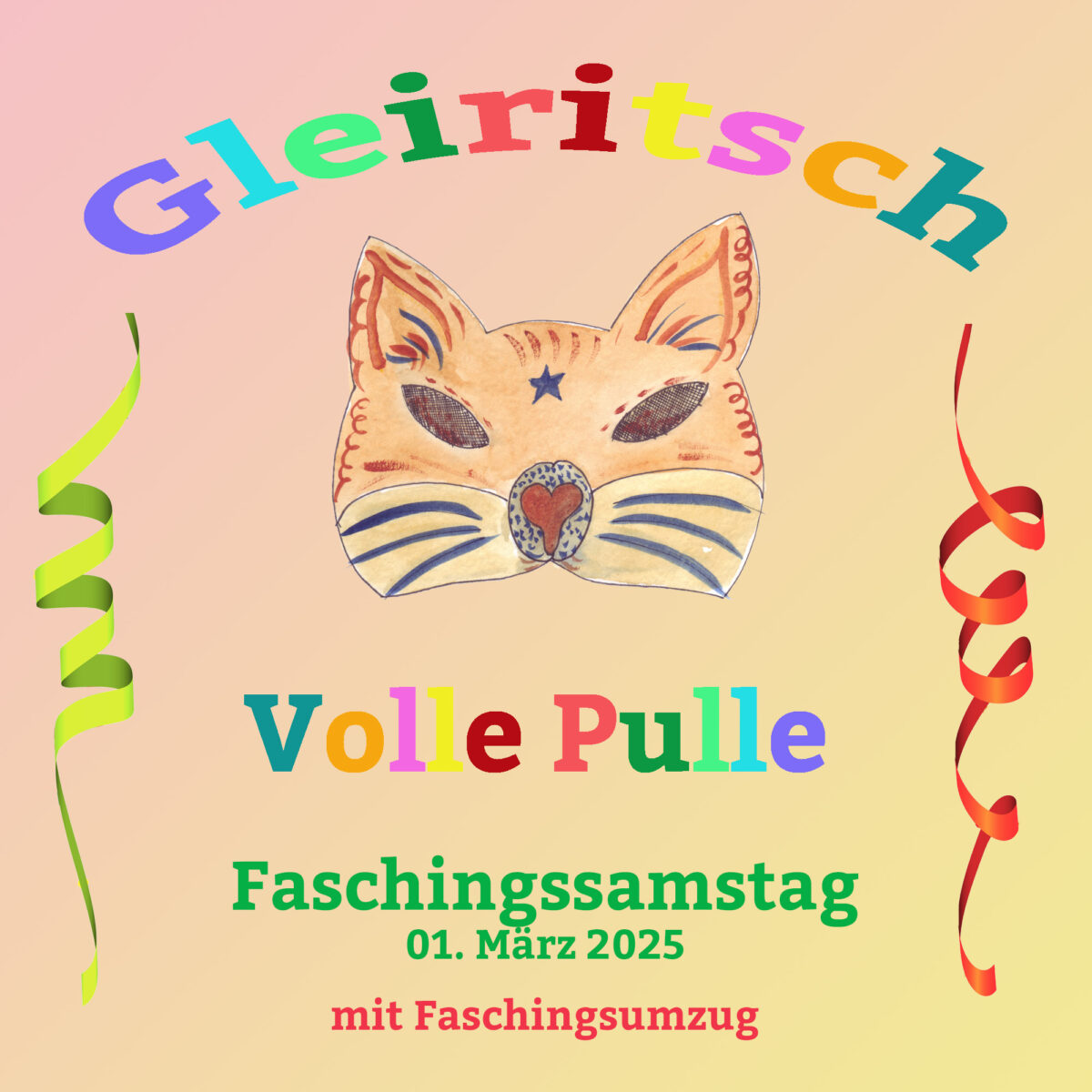 Gleiritsch lädt zum traditionellen Faschingsumzug