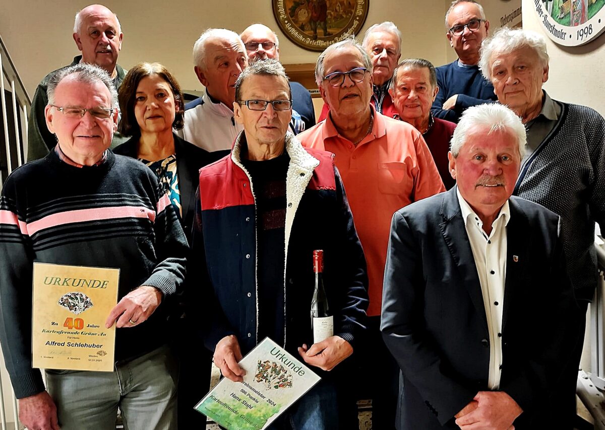 Kartenfreunde Weiden küren ihre Meister