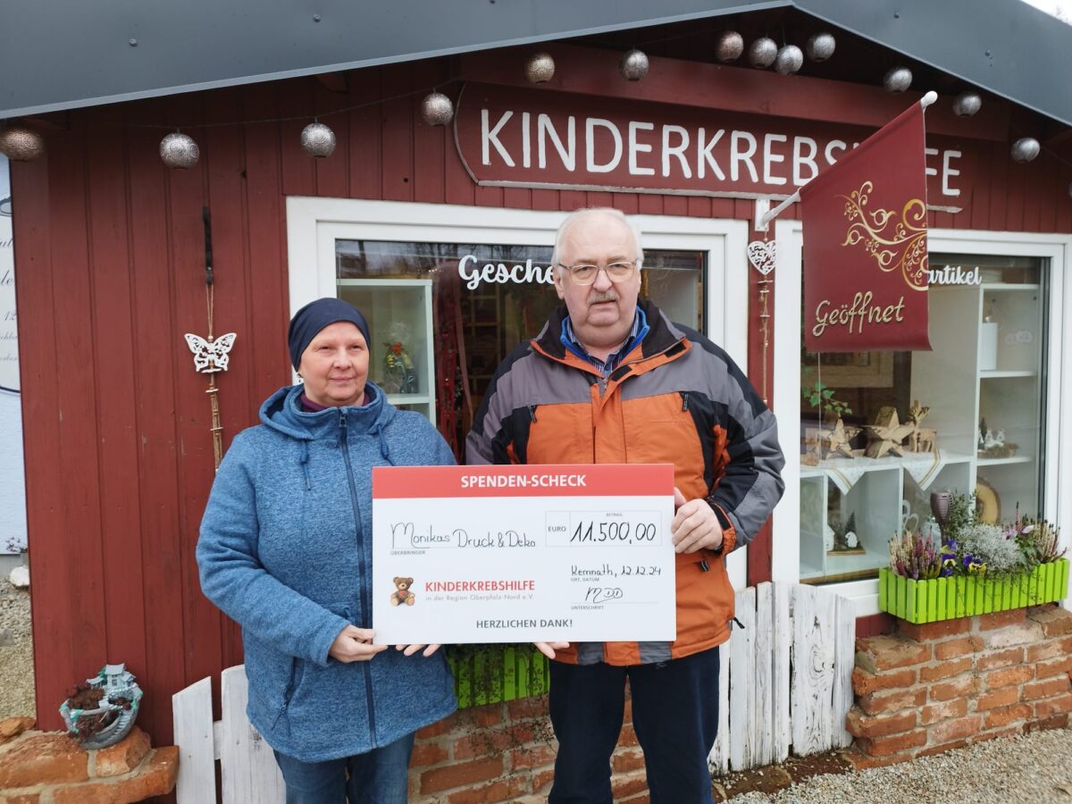 Kemnather Markt erwirtschaftet 11.500 Euro für Kinderkrebshilfe