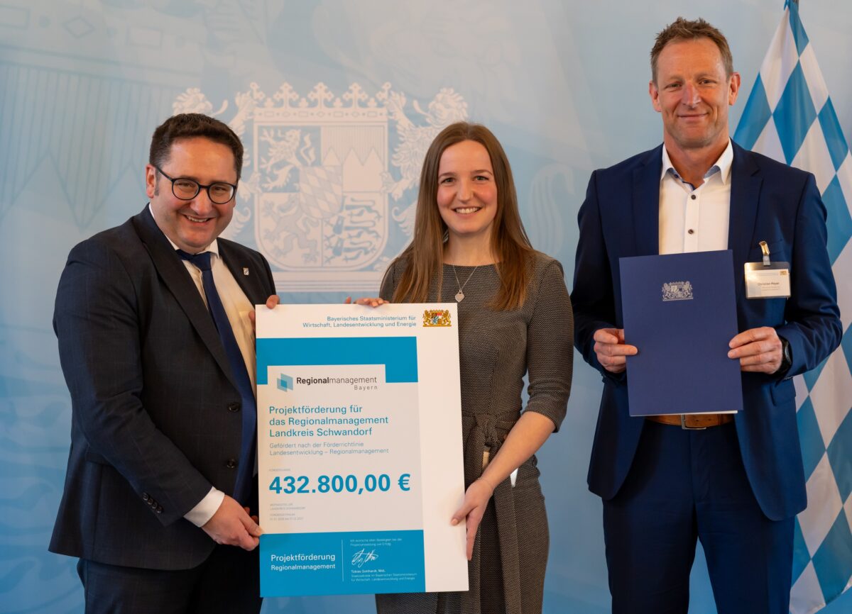 Landkreis Schwandorf erhält über 400.000 Euro Förderung