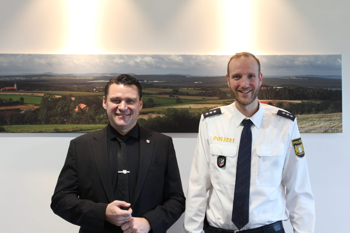 Neuer Polizeileiter Nabburgs trifft Landrat Ebeling