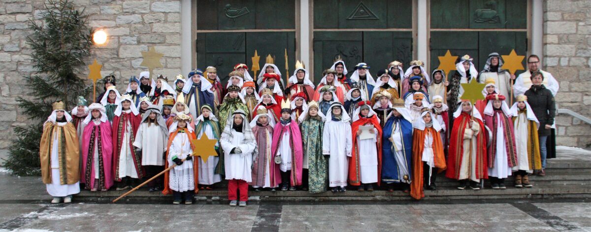 Sternsinger treten für die Rechte der Kinder ein