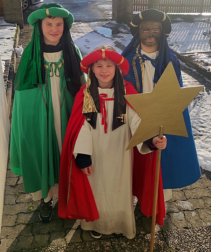 Sternsinger in Schlammersdorf sammeln für Kinderrechte