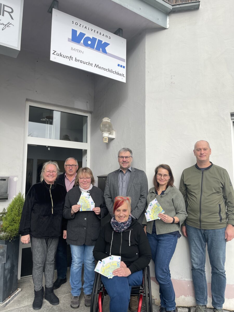 VdK Tirschenreuth-Kemnath unterstützt soziale Projekte mit Spenden