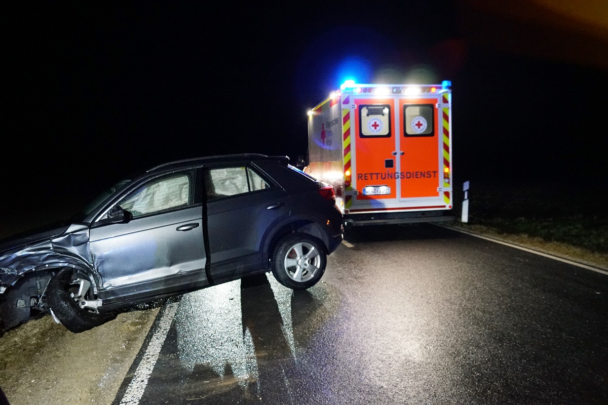 Verkehrsunfall mit zwei Verletzten