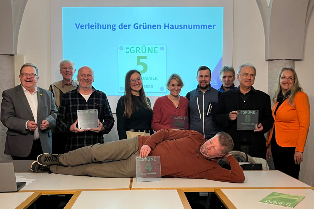 Amberg ehrt Engagement für energieeffizientes Bauen