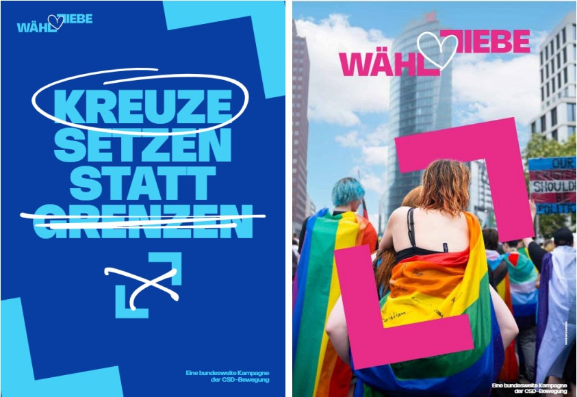 CSD-Kampagne ‚Wähl Liebe‘ mobilisiert vor Bundestagswahl