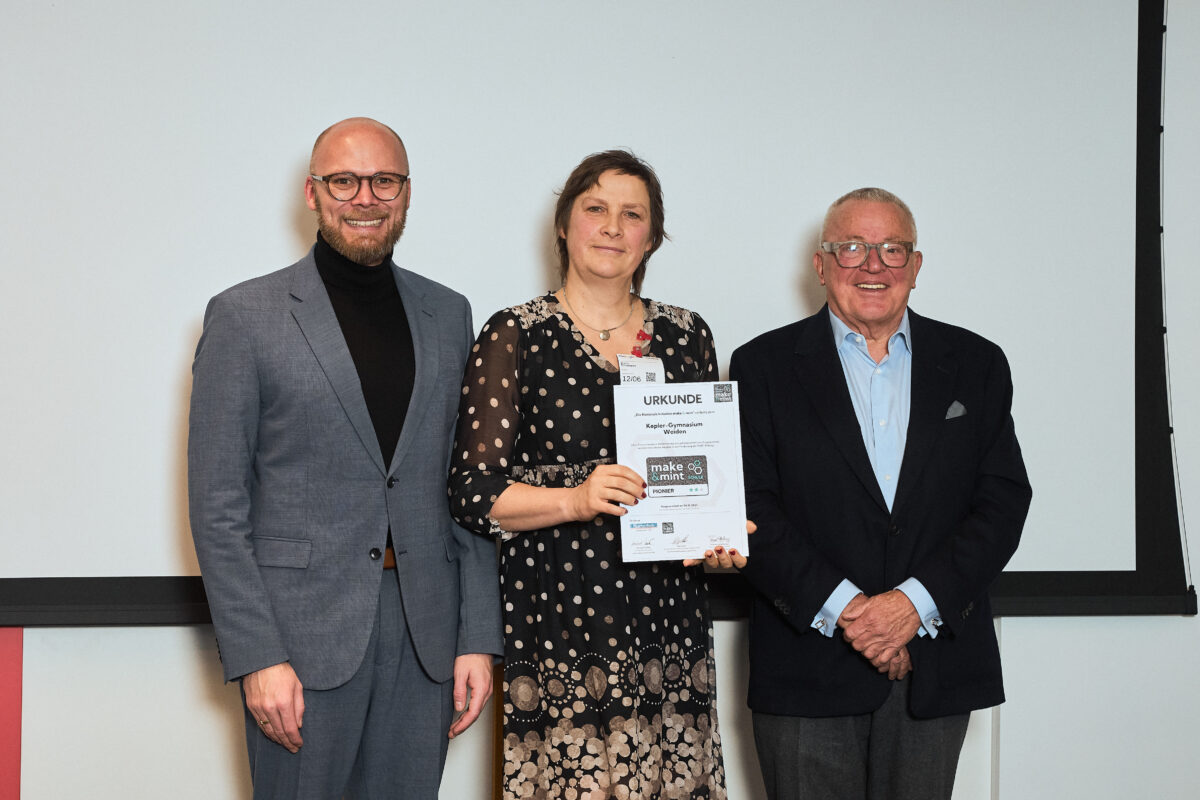 Kepler-Gymnasium als MINT-Pionierschule ausgezeichnet