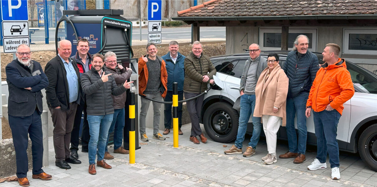 Neue Schnellladesäule in Amberg