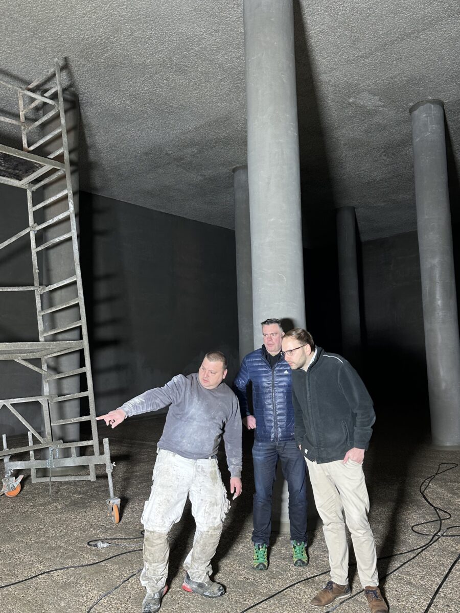 Stadtwerke sanieren Hochbehälter Mittelzone am Amberger Mariahilfberg
