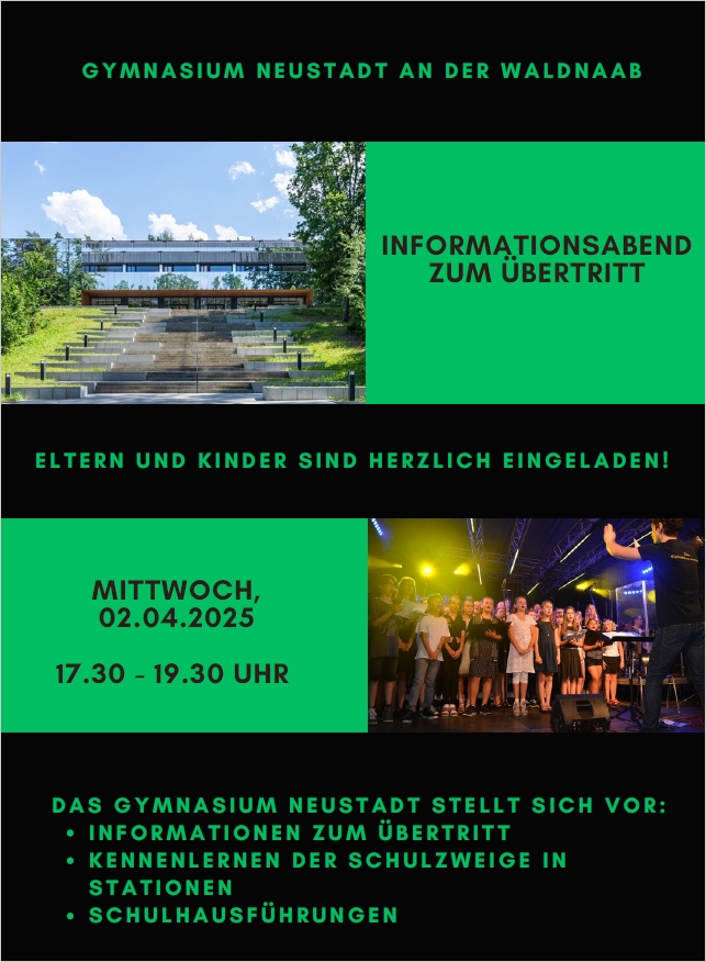 Neustadt a.d. Waldnaab – Übertrittsabend Gymnasium