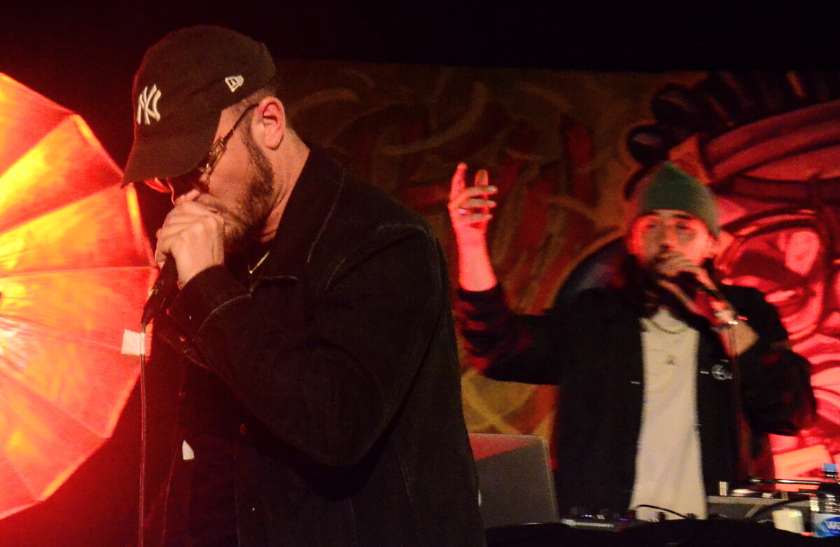 Galv & Figub auf der Sünde-Bühne