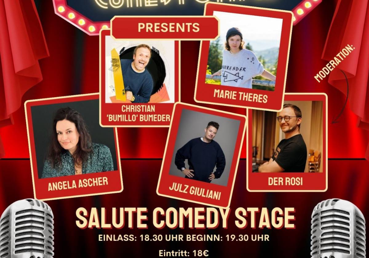 Lachen garantiert: Comedy-Highlight im Salute Weiden
