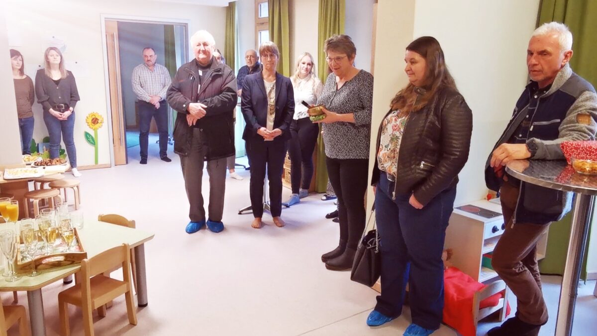 Eslarn feiert seinen erweiterten Kindergarten