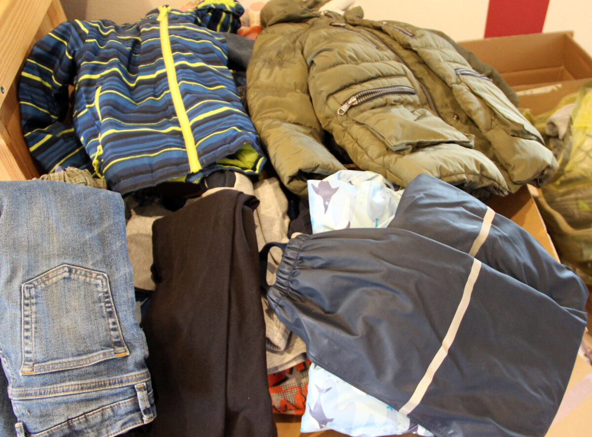 Altkleidersammlung für die Aktion „Für das Leben und die Hoffnung