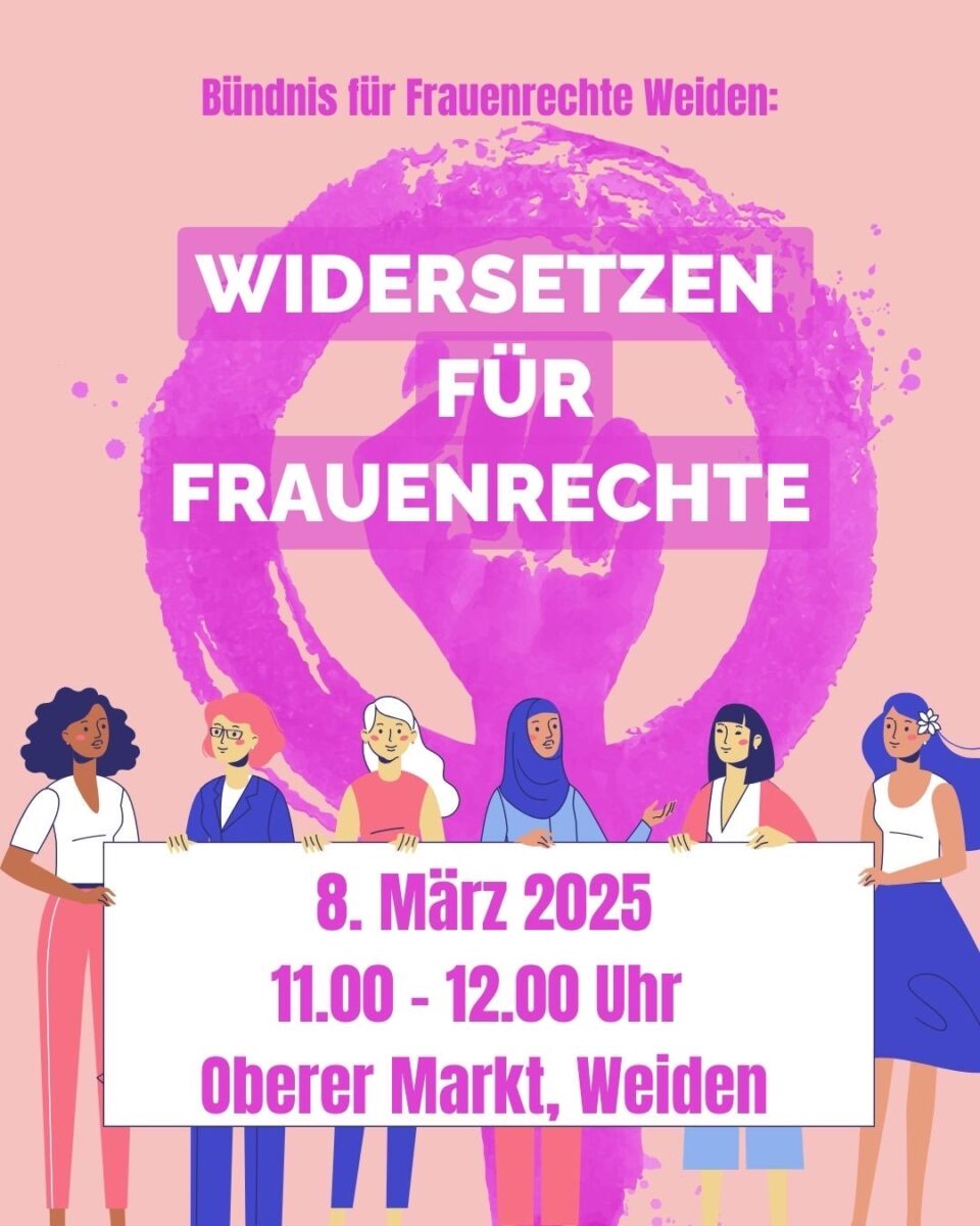 Kurz notiert: Weiden – Frauenrechtsaktion