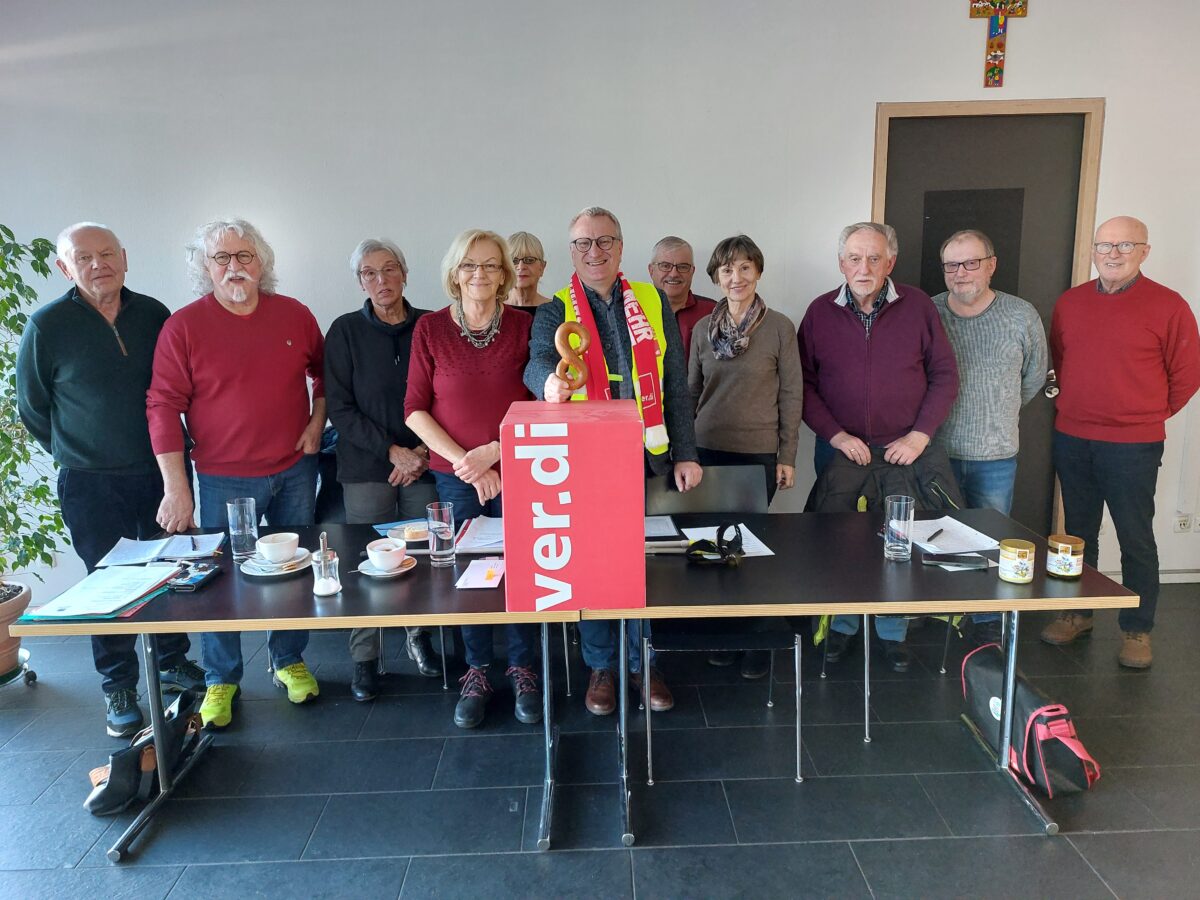 Ver.di Senioren diskutieren Digitalisierung und Tarife in Weiden