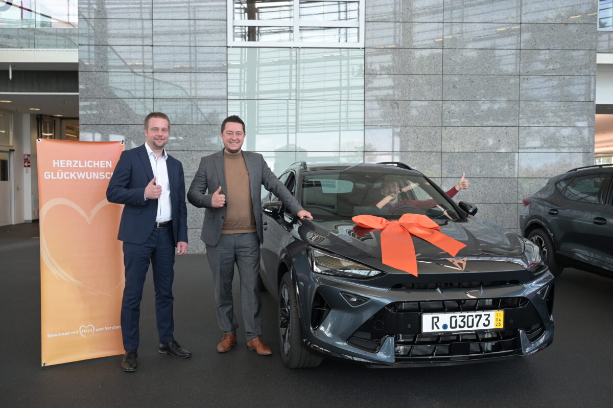 Hauptgewinn Cupra Formentor für Gewinnsparer