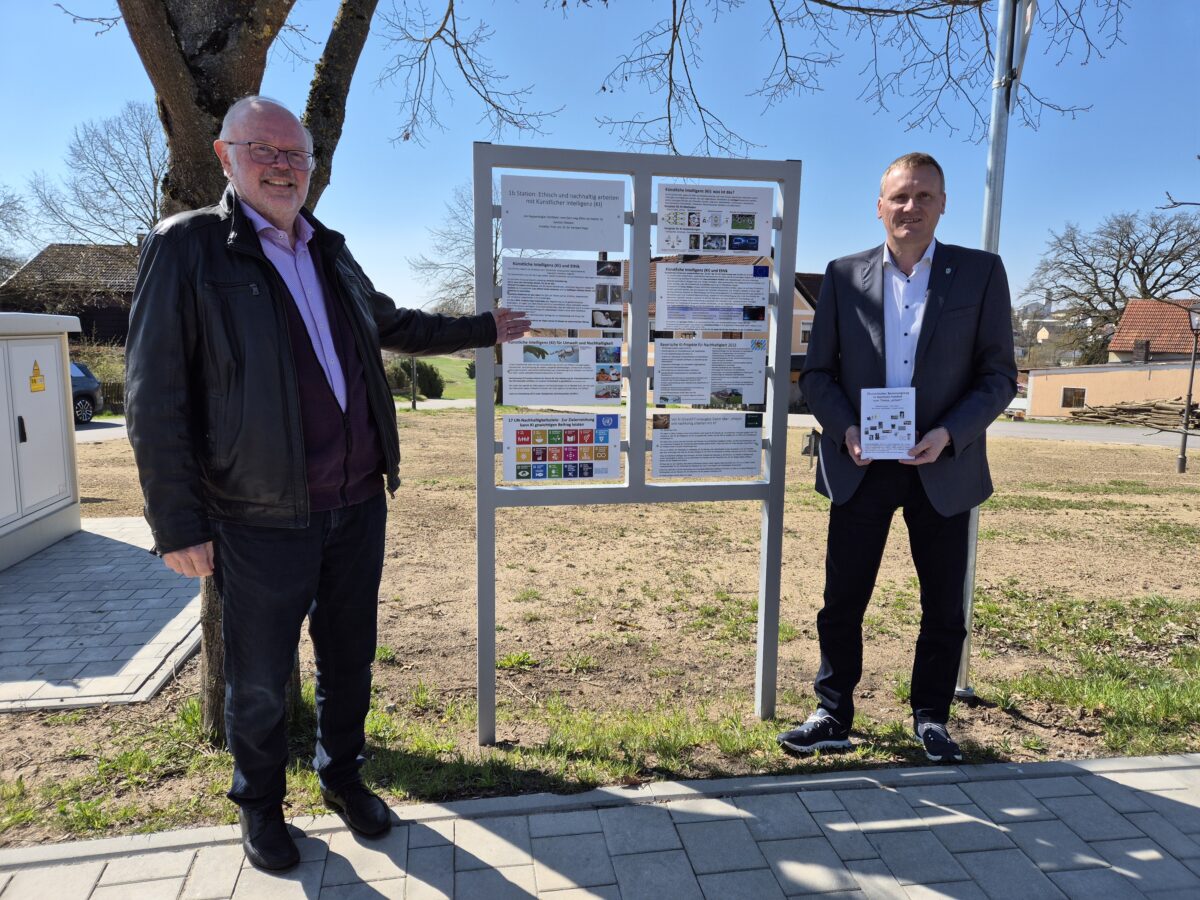 KI-Station bereichert Besinnungsweg in Maxhütte-Haidhof
