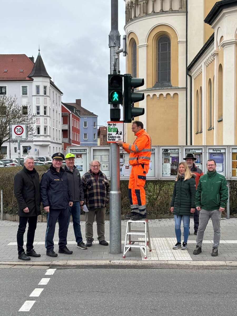 Weiden setzt auf Vorbildfunktion bei Ampeln