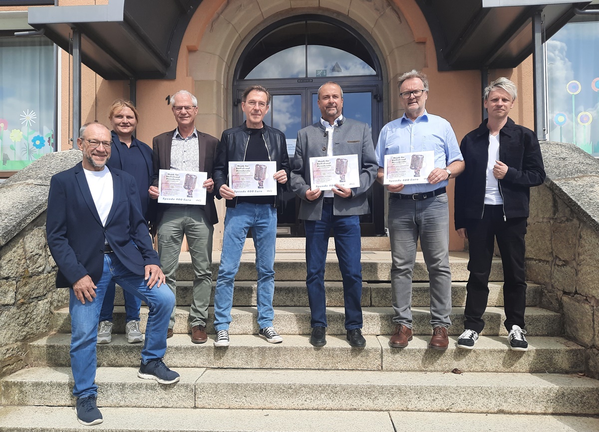 Konzert: Musik für Vielfalt und Demokratie – Spendenübergabe im Nachgang