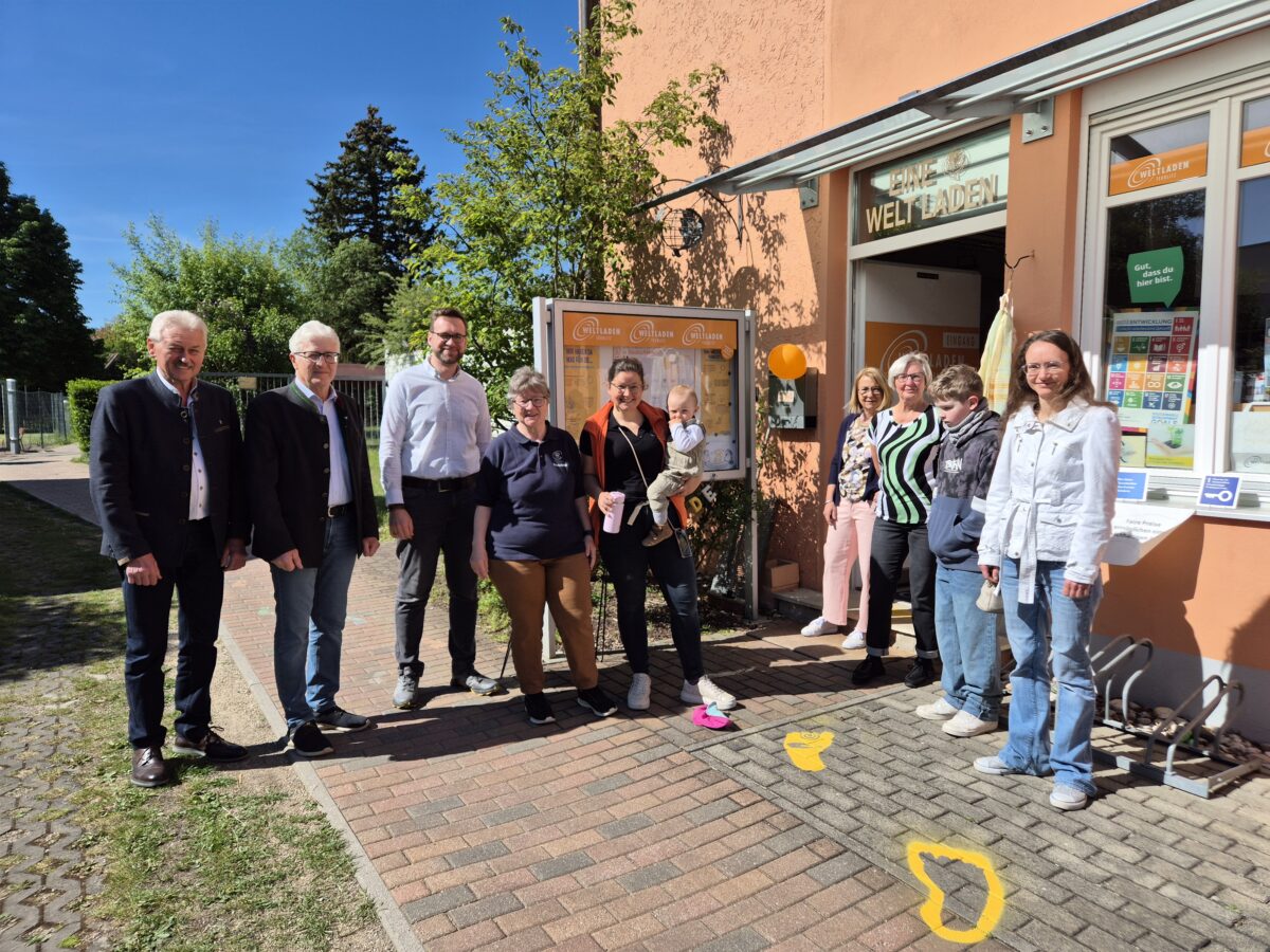 Eröffnung des „Wegs der Hoffnung“ in Teublitz