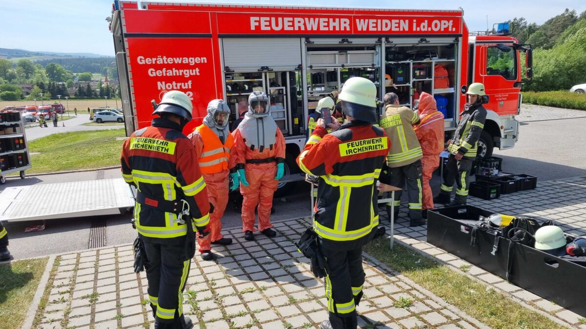 Gefahrstoffunfall in Irchenrieth