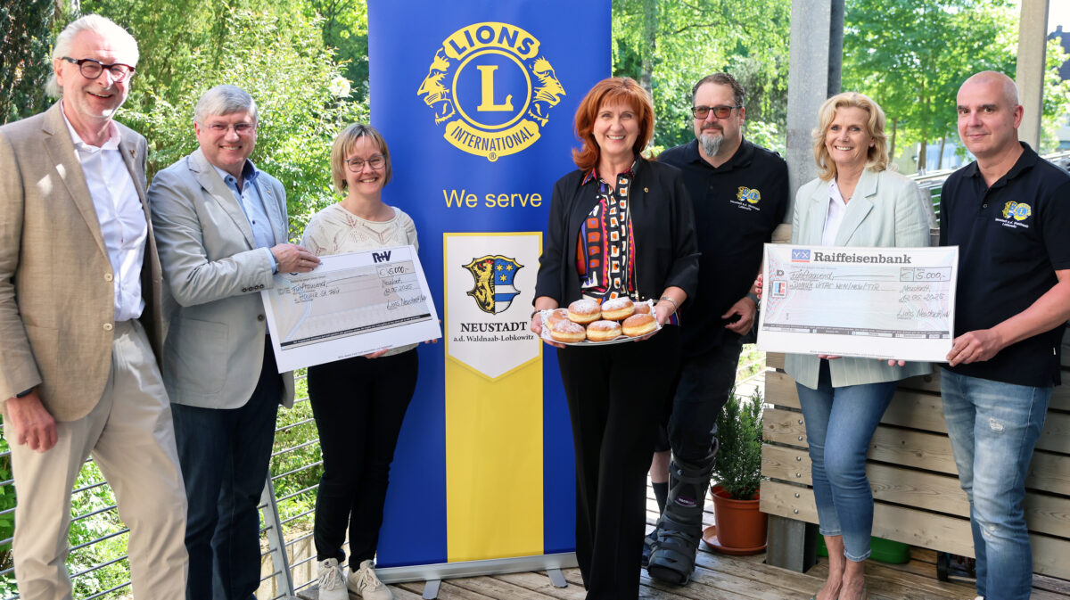 Lions Club Neustadt spendet 10.000 Euro an zwei soziale Einrichtungen