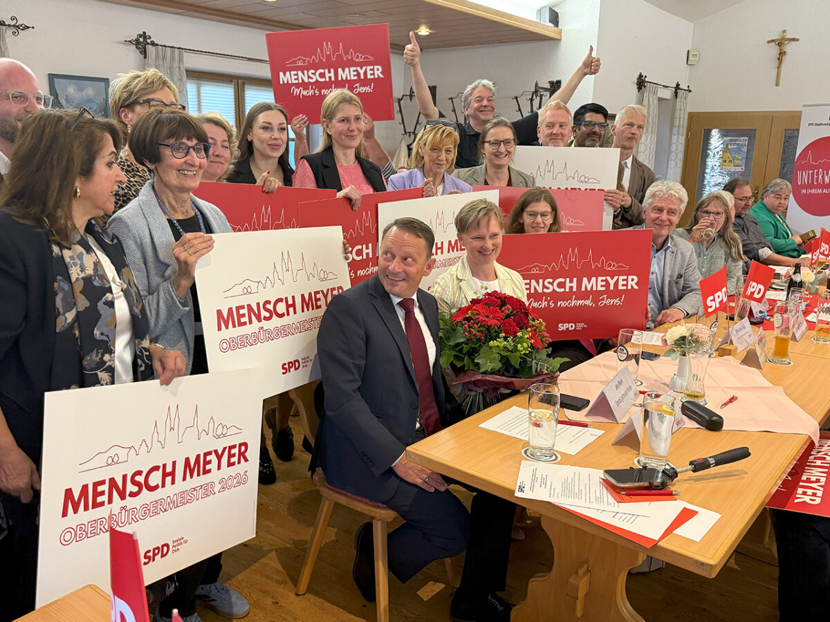 Die Weidener SPD setzt auf Kontinuität: Mach’s nochmal, Jens!