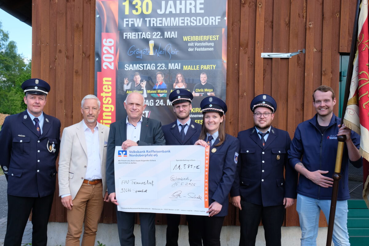 Tremmersdorfer Feuerwehr erwirkt rekordverdächtige Spende