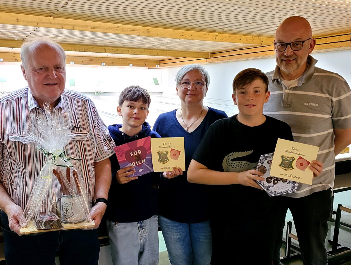 Hubertus-Schützen feiern Schießstand und Jubiläum