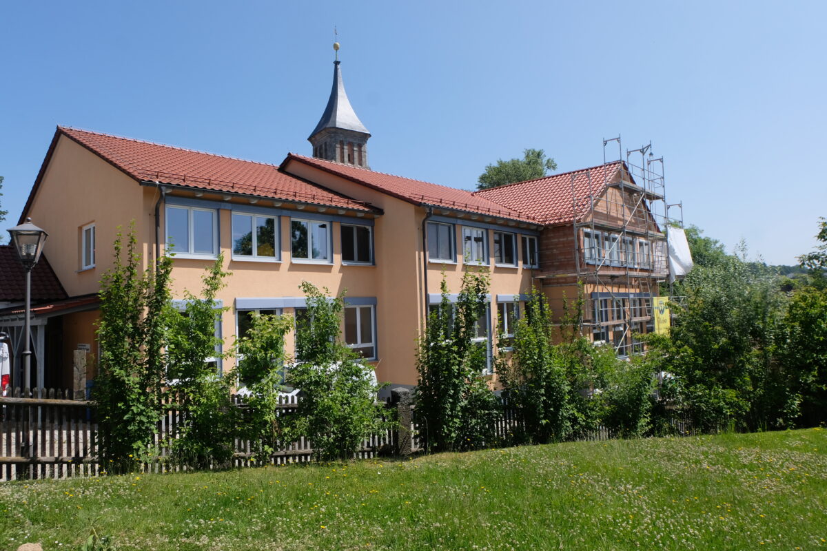 Kindergarten „Unterm Regenbogen“: Bald fertig trotz Hindernissen