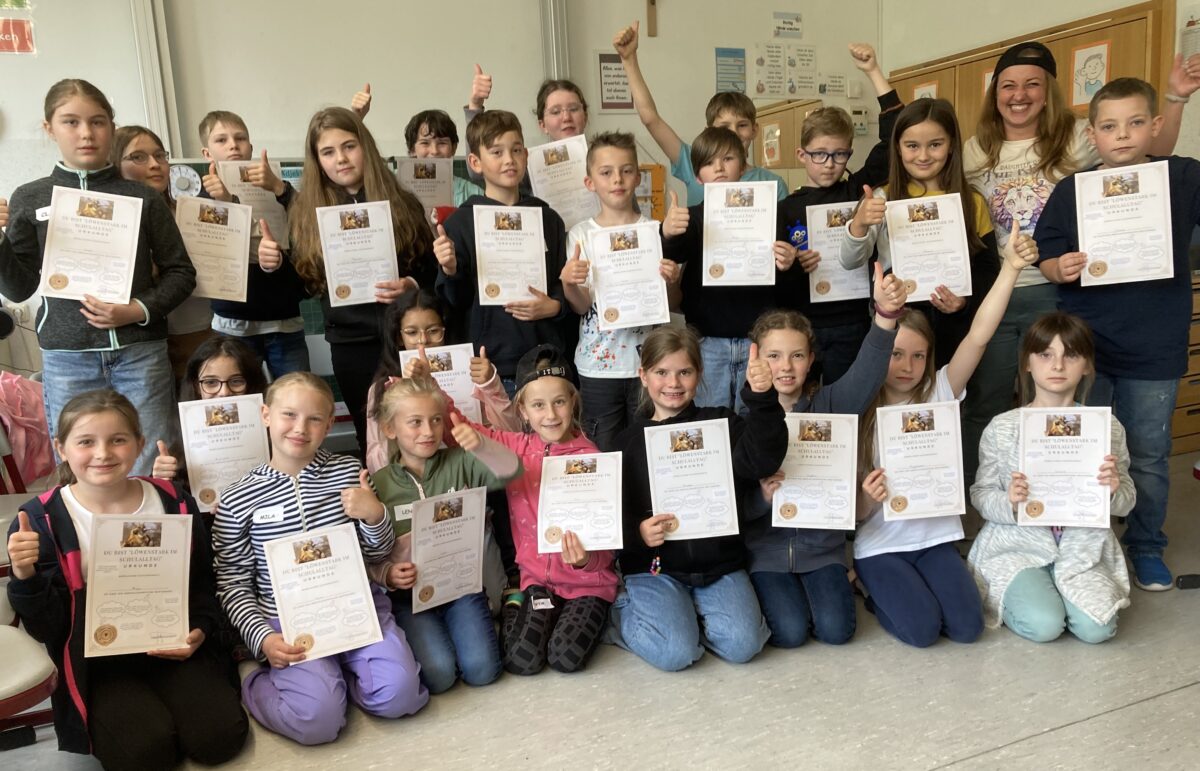 Löwenstark gegen Mobbing in Etzenrichter Schule
