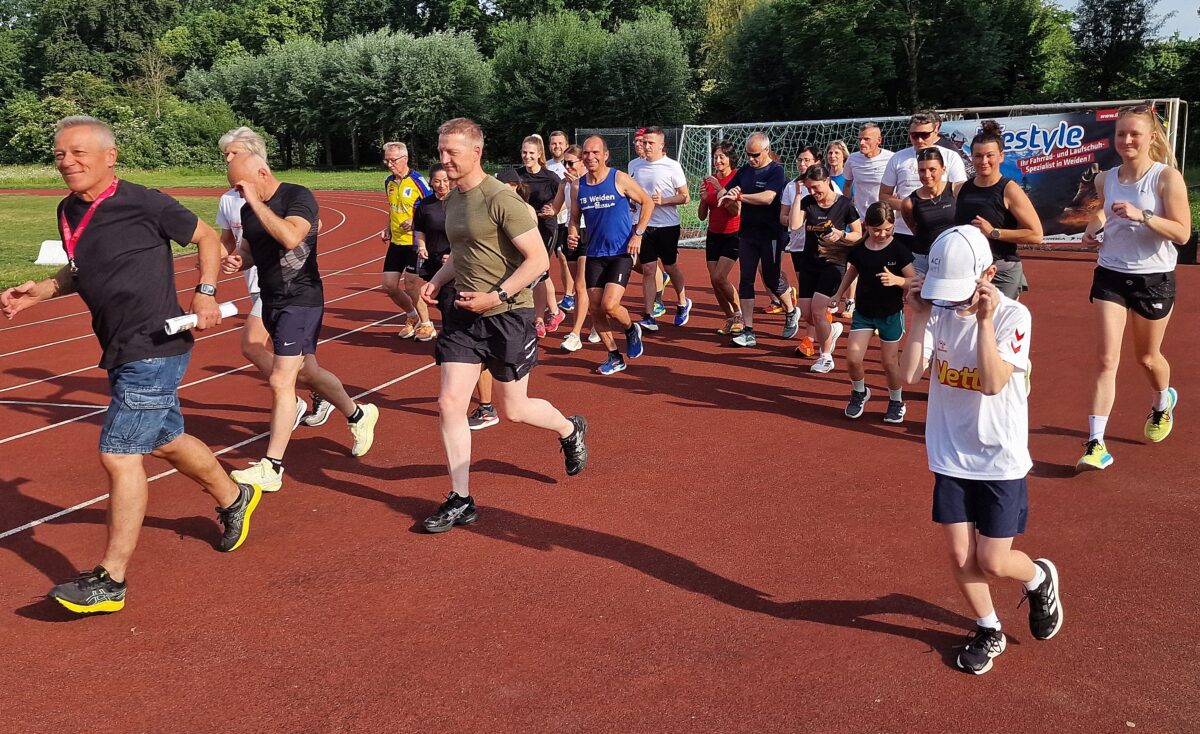 Weiden läuft gemeinsam: Tag des Laufens begeistert, dienstags ab sofort Läufer-Stammtisch