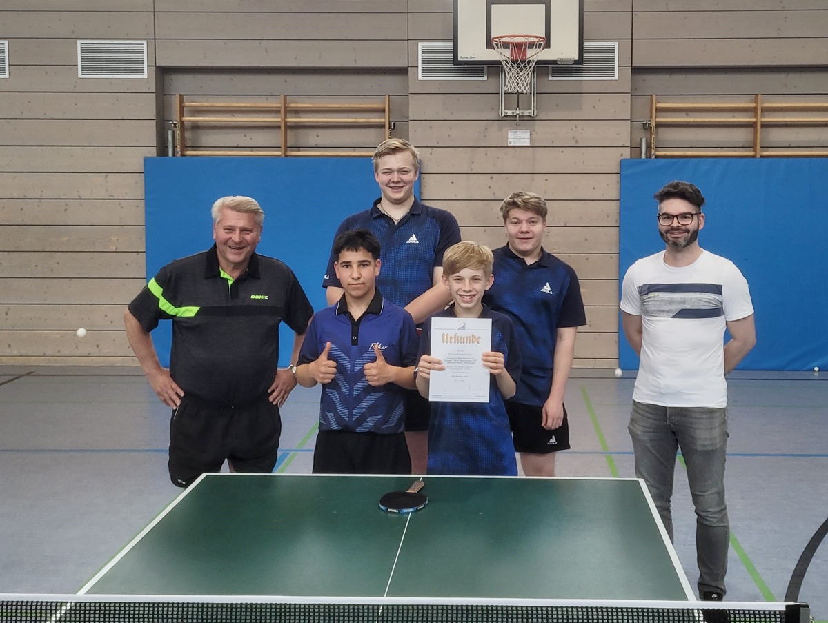 DJK Weiden Tischtennis: Jugendteam schafft den Durchmarsch in die Bezirksliga