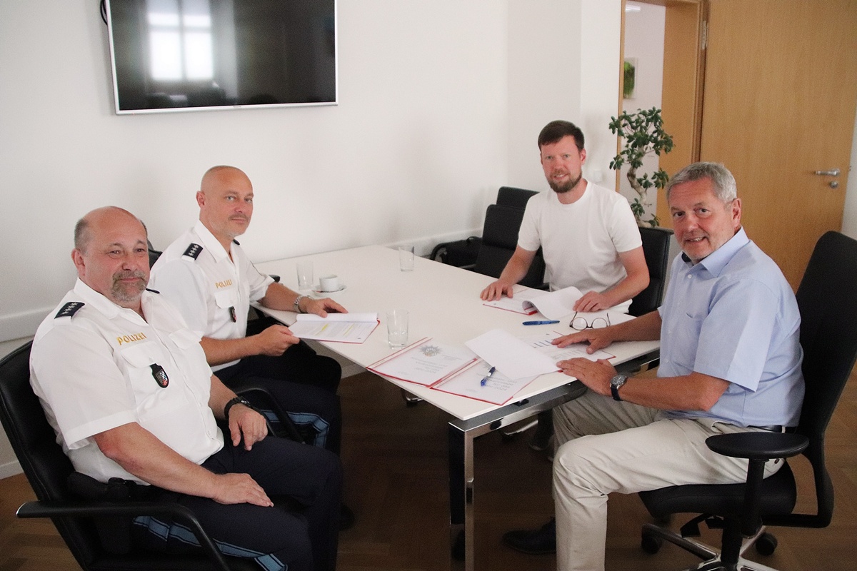 Sehr gute Sicherheitslage in Auerbach: Polizei zieht positive Bilanz für das Jahr 2024