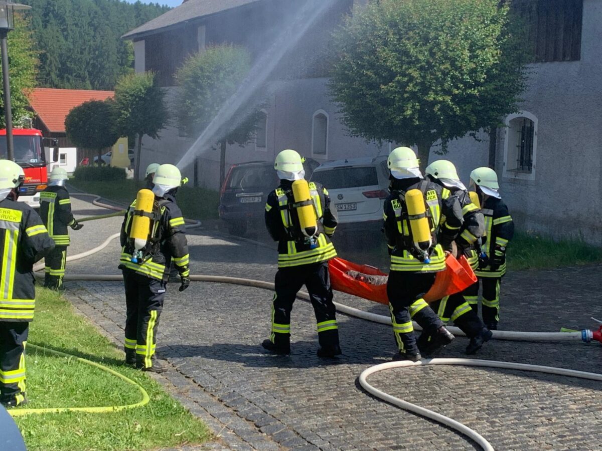 Großübung in Böhmischbruck zeigt Feuerwehrstärke