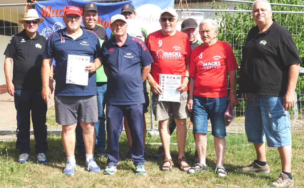 BVS Weiden siegt bei Bezirksmeisterschaft Petanque