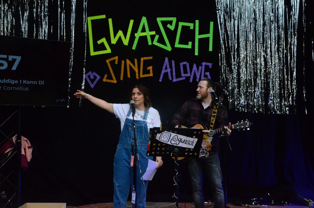 „Gwasch“ hält sich auch bei Platzregen