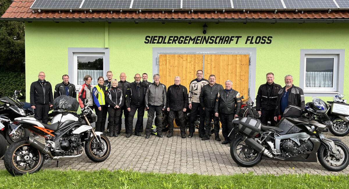 „Motorradfreunde Nervenkitzel“ beim Jubiläum nicht zu stoppen