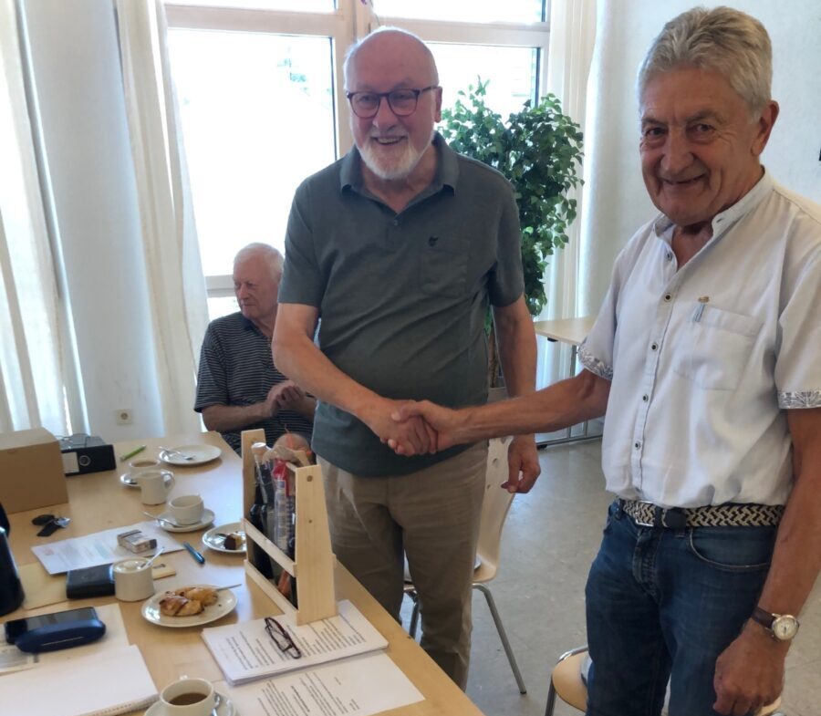 Georg Stahl auch mit 85 noch aktiv