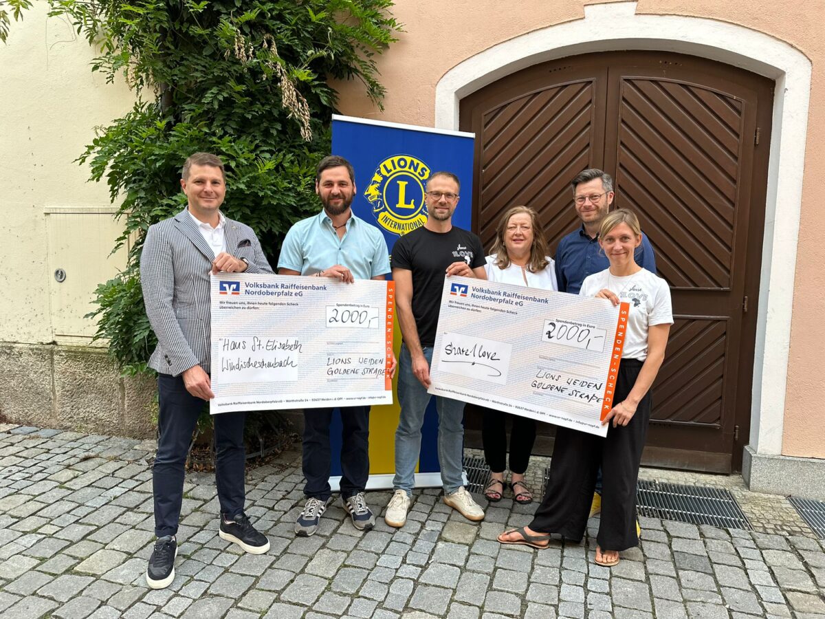 Lions Club Weiden unterstützt lokale und internationale Projekte