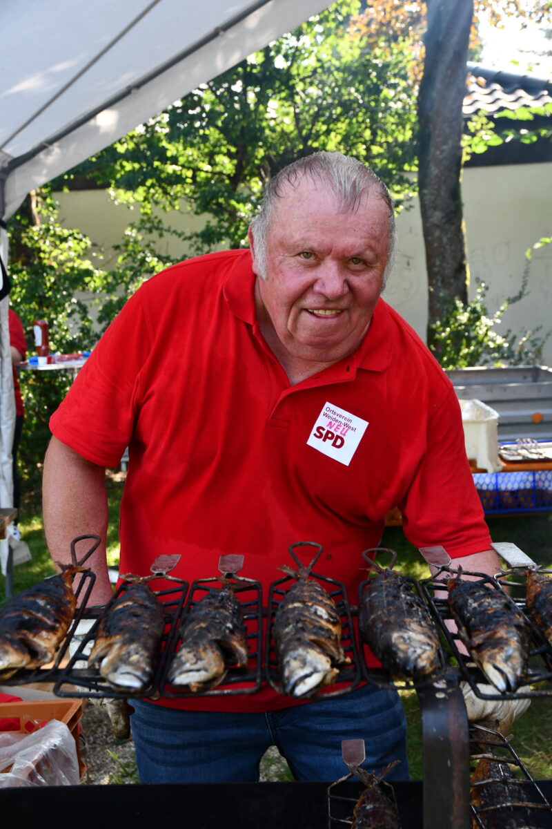 SPD-Sommerfest in Weiden mit den „besten Makrelen der Stadt“