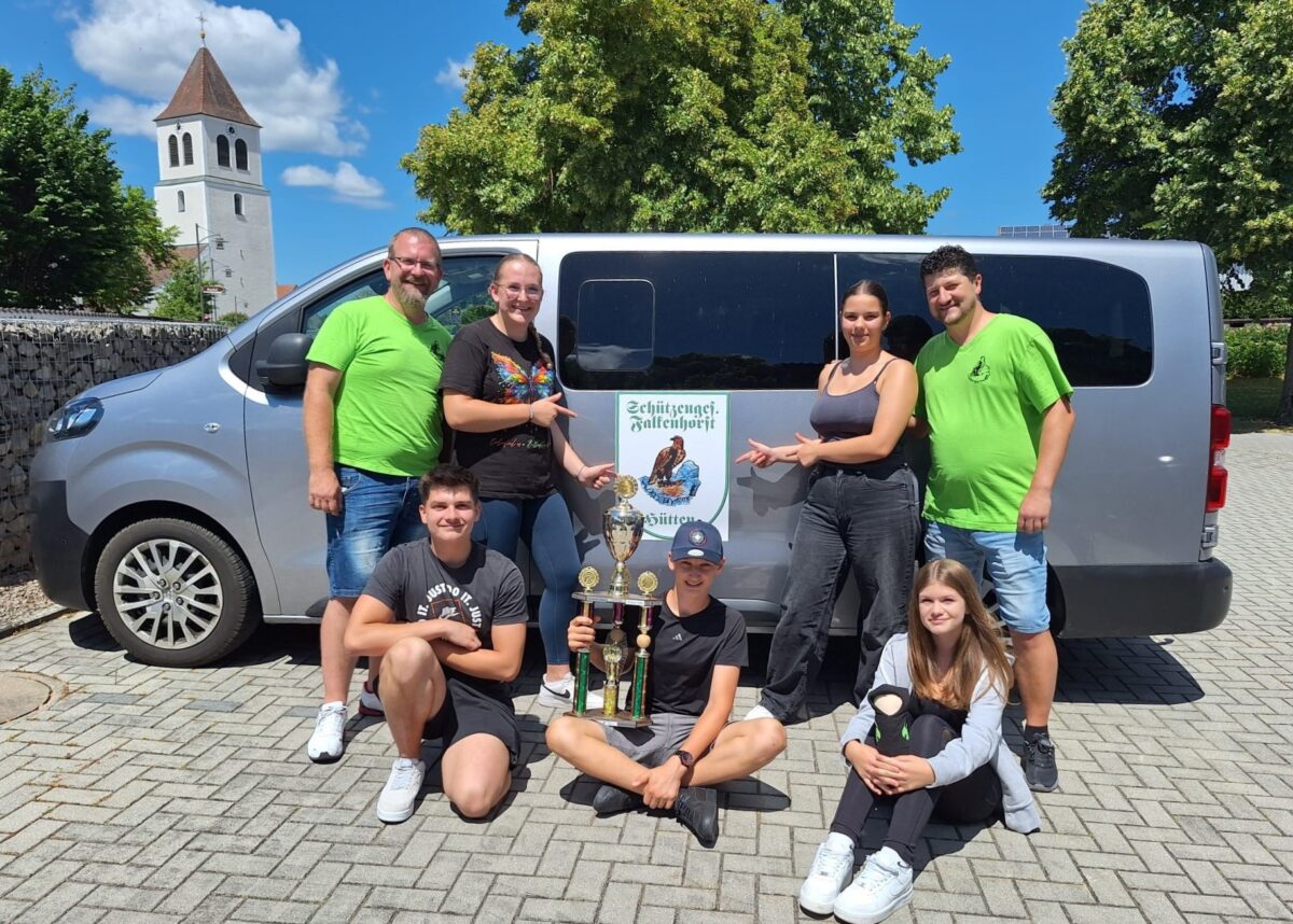 Schützengesellschaft „Falkenhorst“ erkämpft sich Wanderpokal der Gaujugendliga