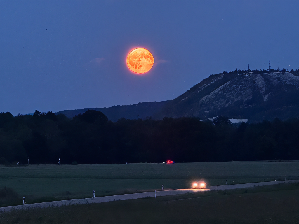 Blutmond über der Oberpfalz – Ein himmlisches Spektakel