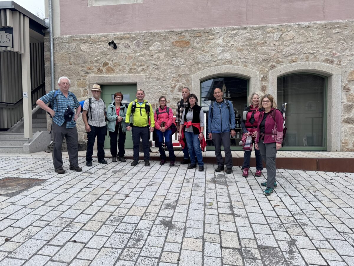 Goldsteig-Etappe begeistert Wanderfreunde aus Georgenberg