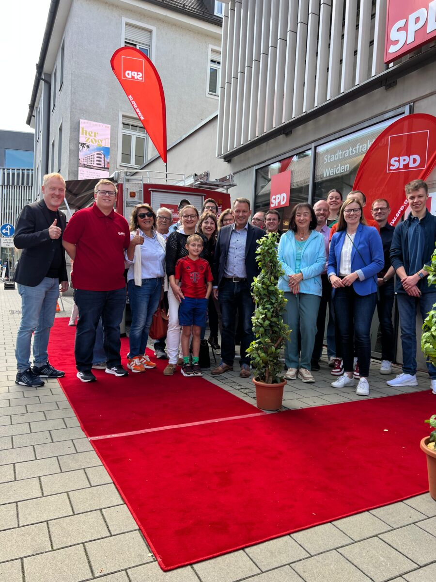 Großer Zuspruch beim SPD-Tag der offenen Tür in Weiden