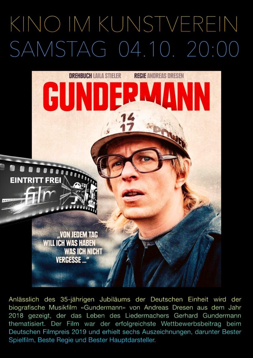 Gundermann im Kunstverein Weiden zum 35-jährigen Einheitsjubiläum